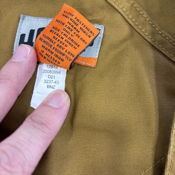 Duluth Trading Overalls Womens Size Small Bronze 40 Grit Flex Twill Bib Outdoors - Picture 6 of 7